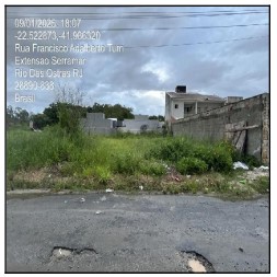 Terreno em Rio das Ostras, São Jose, Rua P, N. Sn, Lt 06 Qd 27, RJ. Área: 360m2