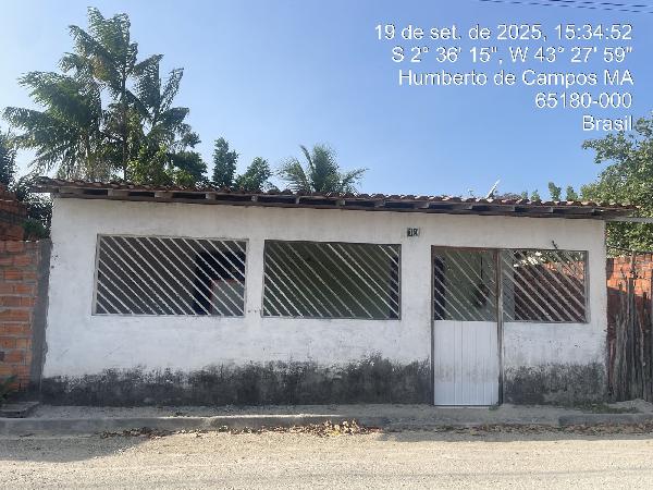 Casa em Humberto de Campos, Centro, Rua 03, N. 10, Lt 10 Qd 08, MA. Área: 66.34m2