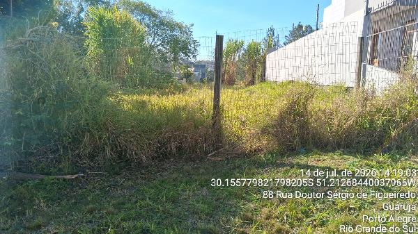 Terreno em Porto Alegre, Guaruja, Rua Doutor Sergio De Figueiredo, N. Sn, Lt 47 Qd G, RS. Área: 250m2