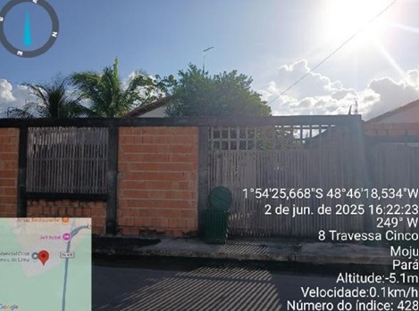 Casa em Moju, Centro, Travessa  Rufiniano Servulo Dos Santos, N. 13, Quadra F, PA. Área: 276.18m2