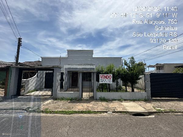 Casa em São Leopoldo, Scharlau, Rua Alagoas, N. 269, Lt 01, Qd 983, RS. Área: 95.16m2