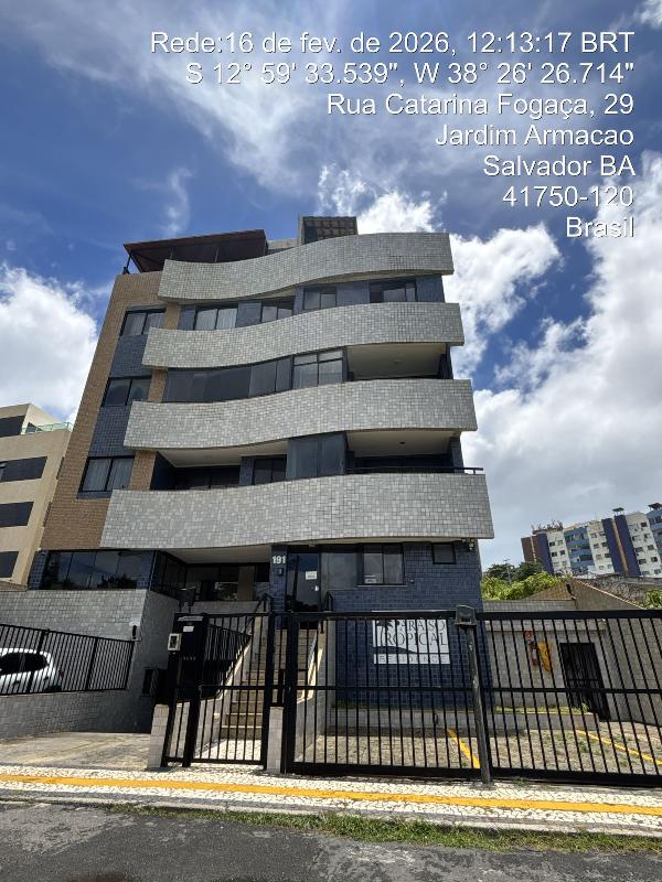 Apartamento em Salvador, Jardim Armacao, Rua Catarina Fogaca, N. 191, Apto 202,, BA. Área: 55.78m2