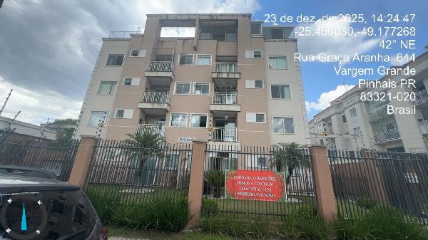 Apartamento em Pinhais, Vargem Grande, Rua Graca Aranha, N. 644, Apto 306, Bl 2, Pav 3, PR. Área: 59.45m2