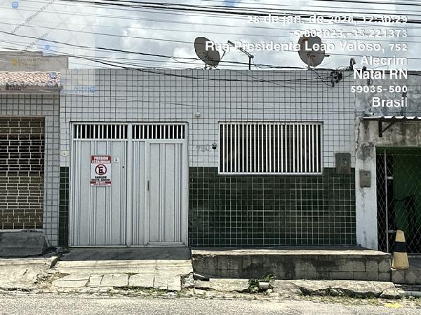 Casa em Natal, Alecrim, Rua Presidente Leao Veloso, N. 750,, RN. Área: 90m2