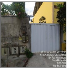 Casa em Araruama, Novo Horizonte (iguabinha), Rua Monte Azul, N. 105, Cs 01 Lt 01 Qd 30, RJ. Área: 61.66m2