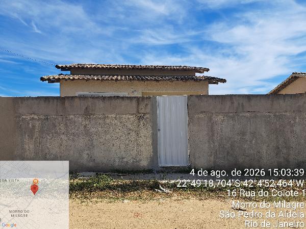 Casa em São Pedro da Aldeia, Morro Do Milagre, Estrada De Campos Novos, N. Sn, Unidade Residencial 16 Qd 2, RJ. Área: 58.05m2