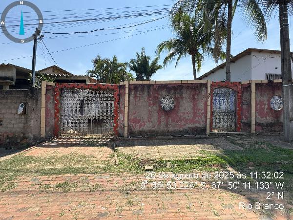 Casa em Rio Branco, Tancredo Neves, Rua Jorge Amado, N. 25, Lt 02, Qd 25, AC. Área: 67.44m2
