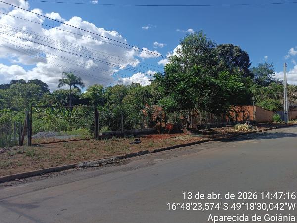 Terreno em Aparecida de Goiânia, Parque Das Nacoes, Alameda Monte Castelo, N. Sn, Ch 4 Qd 59, GO. Área: 1395m2