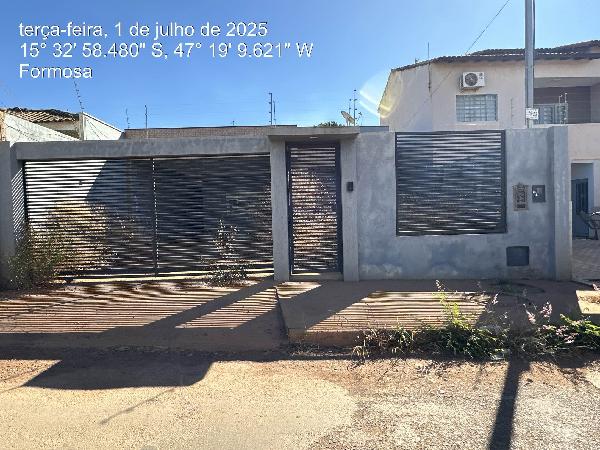 Casa em Formosa, Parque Laguna Ii, Rua Tasso Dutra, N. 22, Lt 22 Qd 29, GO. Área: 161.54m2
