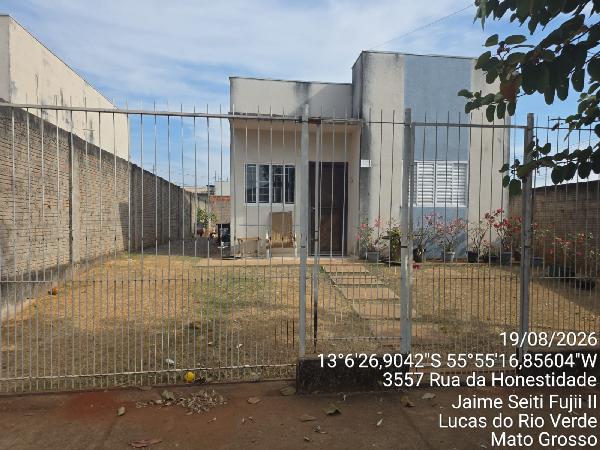 Casa em Lucas do Rio Verde, Vida Nova, Rua Da Honestidade, N. 3552-S, Lt 26 Qd 102, MT. Área: 44.83m2