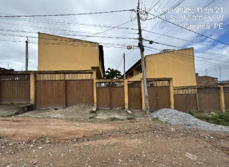 Apartamento em Gravatá, Prado, Rua Jose Luis Da Silva, N. 137, Apto 02, Lote 18-A, Quadra C, Flat 02 Duplex, PE. Área: 70.03m2