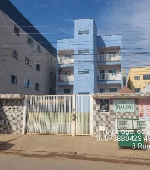 Apartamento em Novo Gama, Loteamento Lunabel 3a, Rua Vovo Bastiao, N. Sn, Apto 302, Lt 03, Qd 19, GO. Área: 62.36m2