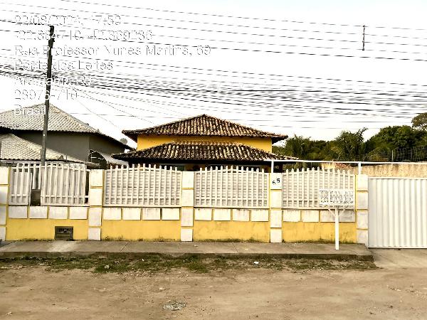 Casa em Araruama, Ponte Dos Leites, Rua Professor Nunes Martins, N. 65, Qd D, RJ. Área: 79.34m2