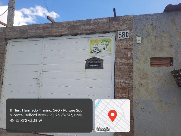 Casa em Belford Roxo, Sao Vicente, Rua Tenente Zilton Nascimento De Oliveira, N. 580, Qd 140, RJ. Área: 65.7m2