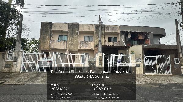 Casa em Joinville, Paranaguamirim, Rua Annita Elsa Salfer, N. 315, Cs 02, SC. Área: 58.26m2
