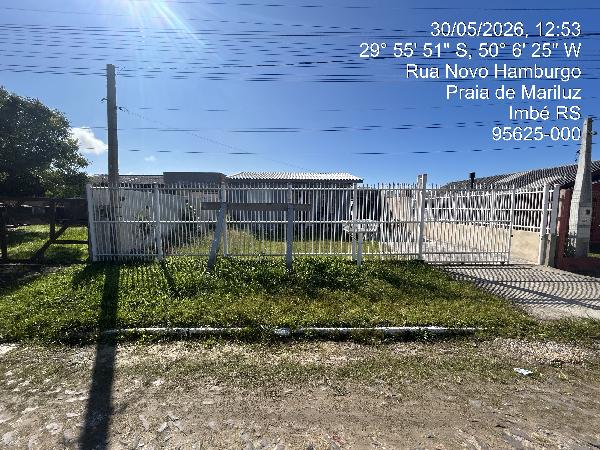 Casa em Imbé, Balneário Mariluz, Rua Novo Hamburgo, N. 940, St 35 Lt 27 Qd 48, RS. Área: 76m2