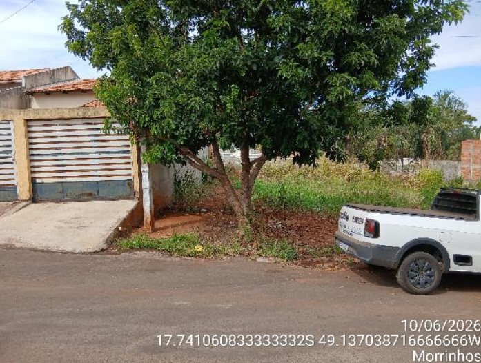 Terreno em Morrinhos, Jardim Bela Vista Iv, Rua Bv-3b, Qd 03, Lt 22, GO. Área: 159.53m2