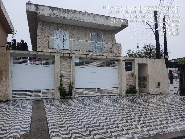 Prédio em Praia Grande, Nova Mirim, Rua Martiniano Jose Das Neves, N. 214, Cs 1, Pav Superior, SP. Área: 67.51m2