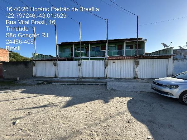 Casa em São Gonçalo, Trindade, Rua Vital Brasil, N. 380, Cs 01 Lt 22 Qd 09, RJ. Área: 66m2