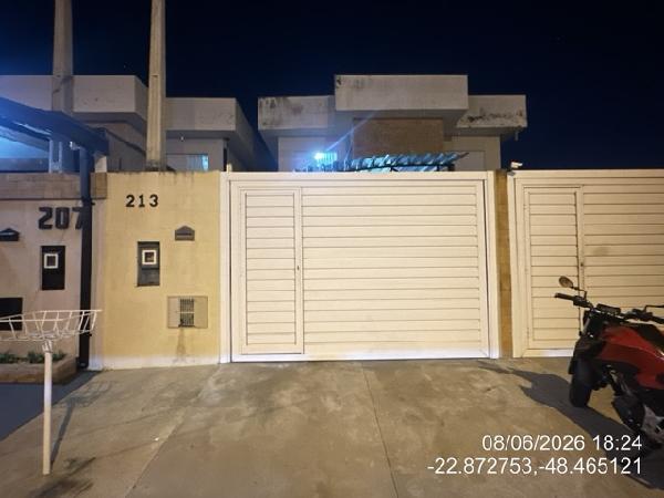 Casa em Botucatu, Residencial Plaza Martin, Rua Joao Maria Martin, N. 213, Lt 25a Qd K, SP. Área: 65.6m2