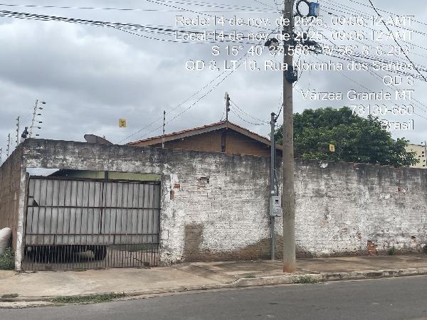 Casa em Várzea Grande, Ikaray, Rua Noronha Dos Santos, N. Sn, Lt 10,  Qd 08 - Esq Rua Rio Amazonas, MT. Área: 142.21m2