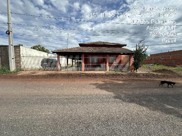Casa em Acorizal, Nova Acorizal, Rua 1, N. 28, Quadra 46 Lote 03 Setor 11, MT. Área: 173.88m2