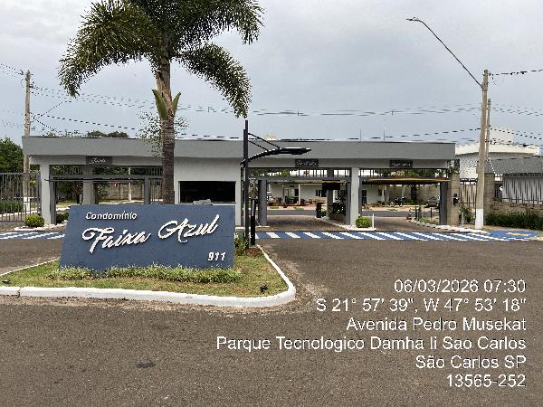 Terreno em São Carlos, Residencial Samambaia, Avenida Pedro Muszkat, N. 911, Lt180 Qd D, SP. Área: 250m2