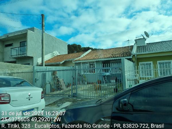 Casa em Fazenda Rio Grande, Eucaliptos, Rua Titiki, N. 328, Cs 01 Lt 22 Qd 83, PR. Área: 38m2