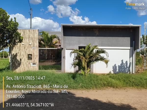 Casa em Nova Alvorada do Sul, Expansão Iii, Rua Wagner Noelcio De Souza Ortega, N. 3166, Lt 14, Qd 64, MS. Área: 179.33m2