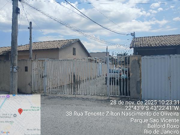 Casa em Belford Roxo, Sao Vicente, Rua Tenente Zilton Nascimento De Oliveira, N. 137, Casa 61 Lt 05 Qd 137, RJ. Área: 52.8m2