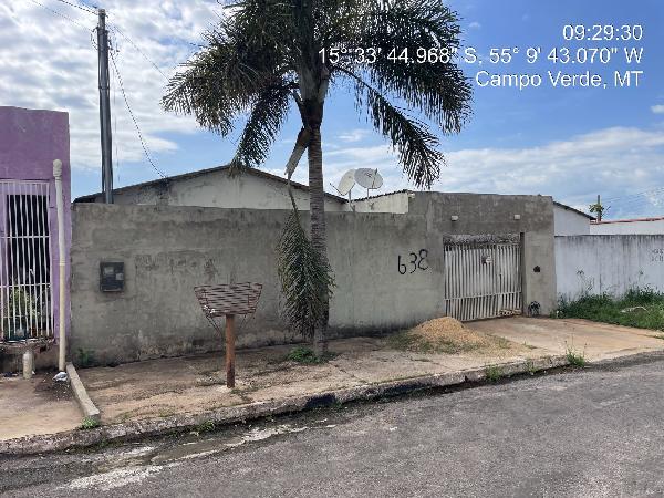 Casa em Campo Verde, Sao Lourenco, Rua Palmas, N. 638, Lt 14 Qd L, MT. Área: 131.82m2