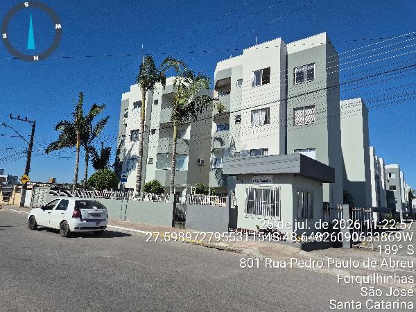 Apartamento em São José, Forquilhinha, Rua Pedro Paulo De Abreu, N. 801, Apto 404, Bl A Vg 16, SC. Área: 68.77m2