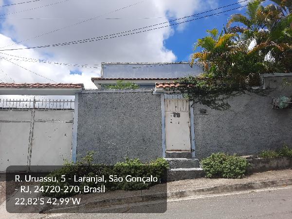 Casa em São Gonçalo, Laranjal, Rua Uruassu, N. 65, Lt 14 Qd 14, RJ. Área: 128m2