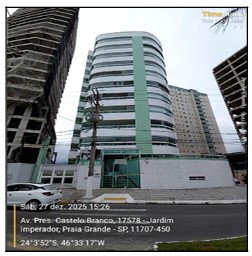 Apartamento em Praia Grande, Real, Avenida Presidente Castelo Branco, N. 16578, Apto 72, Pav 8, SP. Área: 99.32m2