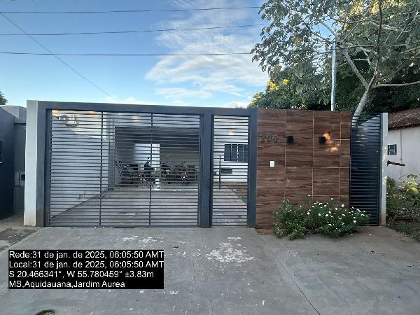 Casa em Aquidauana, Alto, Rua Jorge Tamashiro, N. 205, Qd 273, Lt 10a, Qd 273 Pcc, MS. Área: 70.88m2