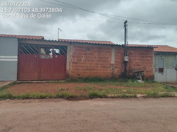 Casa em Cocalzinho de Goiás, Itamar Nobrega Ii, Rua 10, N. Sn, Qd 12, Lt 15, GO. Área: 51.12m2