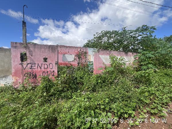 Terreno em Ceará-Mirim, Novos Tempos, Rua Casa Grande, N. 67, Lote 25, Quadra 20, RN. Área: 158.88m2