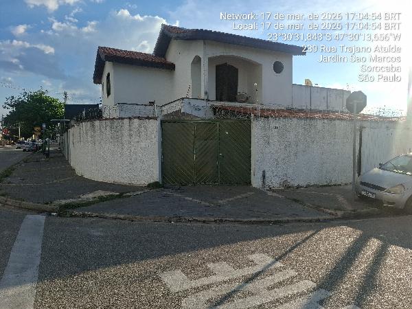 Casa em Sorocaba, Jardim Sao Marcos, Rua Trajano Athayde, N. 385, Lt 6 Qd D, SP. Área: 357.06m2