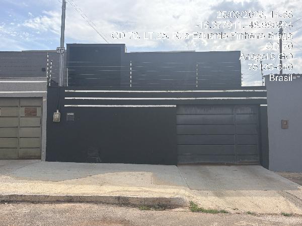 Casa em Anápolis, Viviam Parque, Rua Eduardo Pinheiro Braga, N. 26,, GO. Área: 105m2