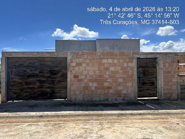Casa em Três Corações, Morada Do Lago, Rua Mansur Farah, N. 223, Qd 07, Lt 35, MG. Área: 49.05m2