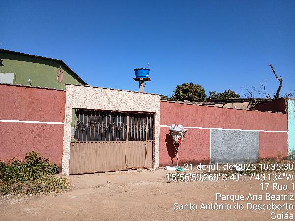 Casa em Santo Antônio do Descoberto, Jardim Ana Beatriz I, Quadra  6, N. Sn, Lt 16a, GO. Área: 63m2