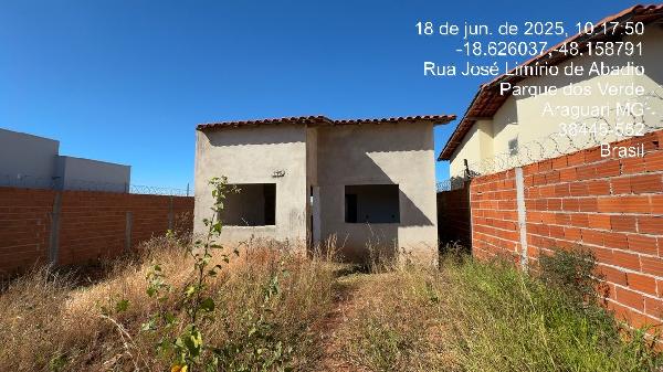 Casa em Araguari, Parque Dos Verdes, Rua Jose Limirio De Abadio (Antiga Rua 17), N. 0, Lt B4 Qd 60, MG. Área: 47.51m2