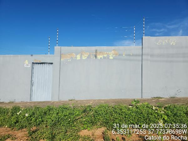 Sobrado em Catolé do Rocha, Lot Eloi Diniz 2, Rua Projetada, N. 400, Qd 14 Lt 02, 03 E 04, PB. Área: 412.55m2