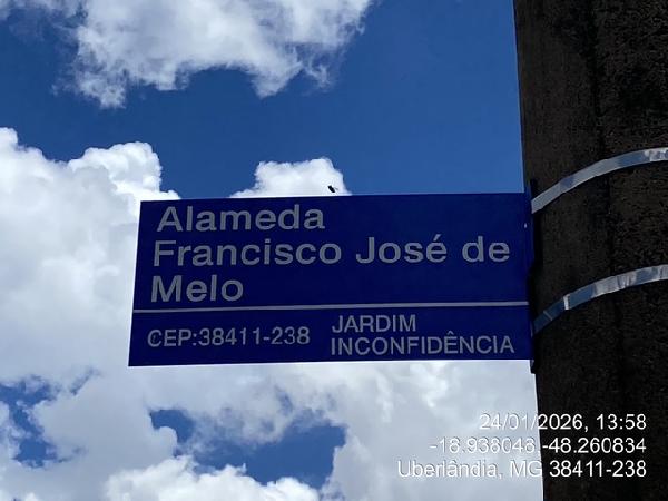 Terreno em Uberlândia, City Uberlandia, Alameda Francisco JosÉ De Mel ( Alameda W-40), N. Sn, Lt 03 Qd 41, MG. Área: 391.5m2