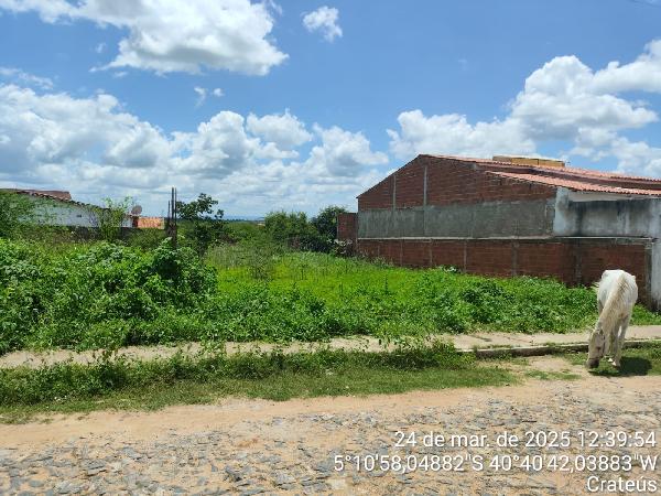 Terreno em Crateús, Planalto, Rua Afonso Chaves, N. Sn, Sn, Quadra 12 Terreno Lote Nº 03, Lot., CE. Área: 709.29m2