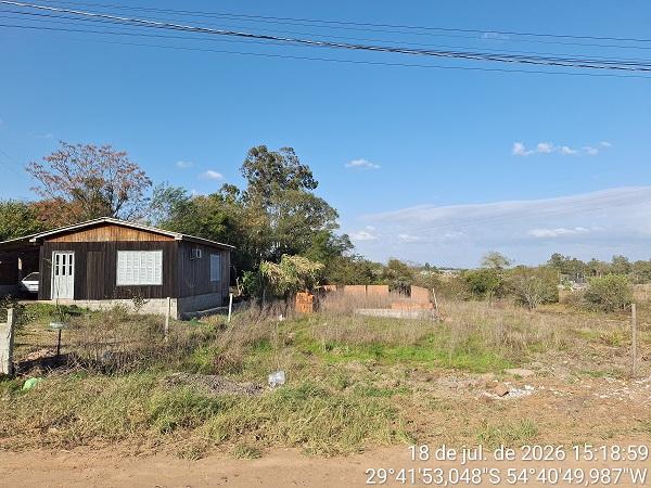 Terreno em São Vicente do Sul, Centro, Rua General João Antônio, N. Sn, Lt 1 3 1, RS. Área: 540m2