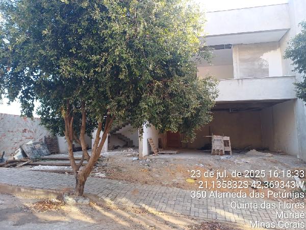 Casa em Muriaé, Quinta Das Flores, Alameda Petunias, N. Sn, Qd G Lt 03, MG. Área: 279.44m2
