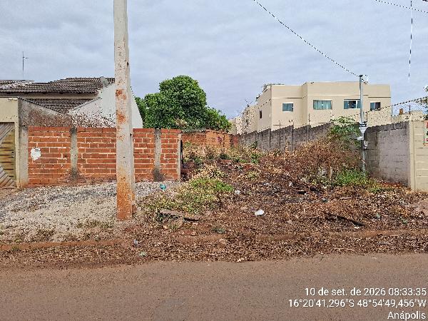 Terreno em Anápolis, Chacaras Americanas, Quadra B Rua Valdivino Veloso Tata, N. Sn, Lt 14 H, GO. Área: 360m2
