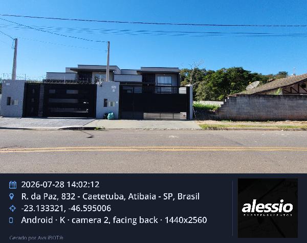 Casa em Atibaia, Residencial Jardins Da Catalunha, Rua Dez, N. 826, Lt 3 Qd 18, SP. Área: 116.93m2