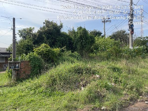 Terreno em Gravataí, Sagrada Familia, Avenida Ely Correa, N. Sn, Lt 12 Qd M, RS. Área: 376.1m2